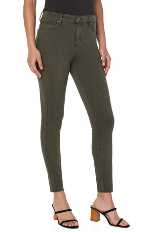 Abby High Rise Ankle Skinny Jeans | Grass