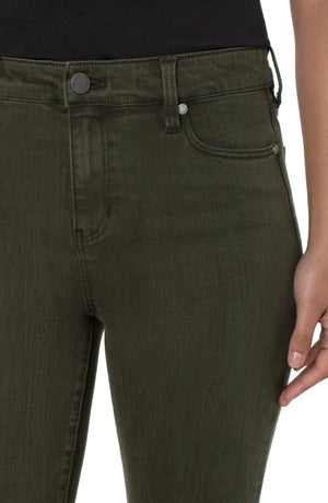 Abby High Rise Ankle Skinny Jeans | Grass