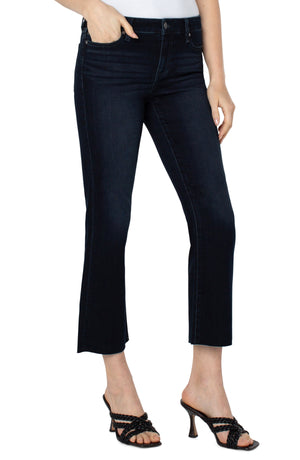 Hannah Crop Flare With Cut Hem
