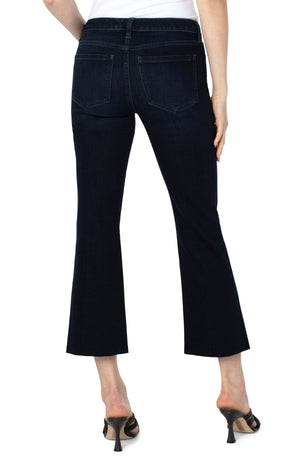 Hannah Crop Flare With Cut Hem