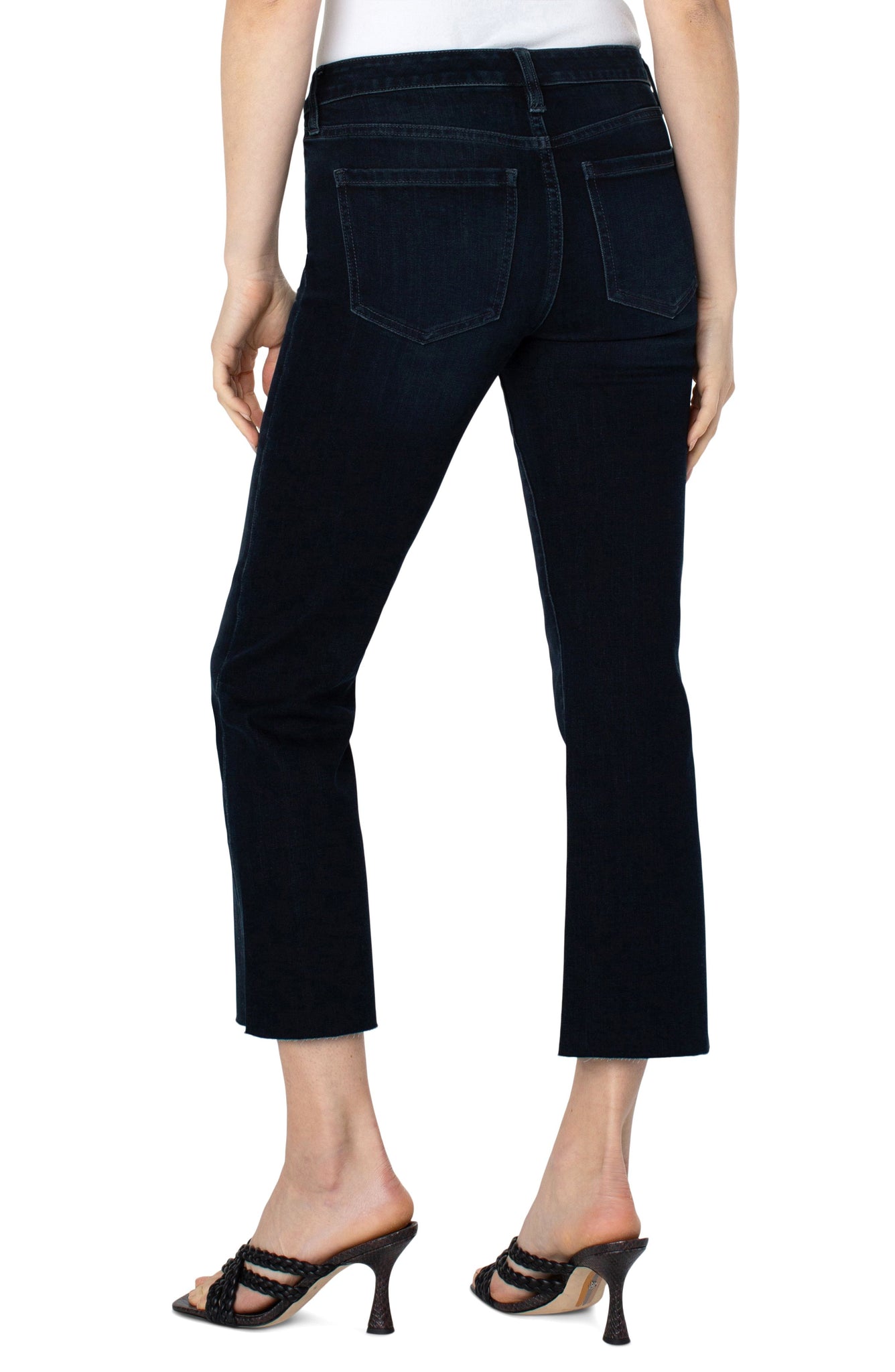 Hannah Crop Flare With Cut Hem