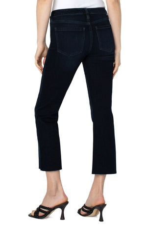 Hannah Crop Flare With Cut Hem