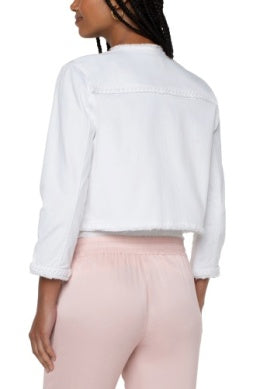 Crop Jacket | White