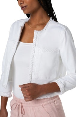 Crop Jacket | White