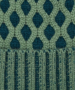 Recycled bi-color beanie