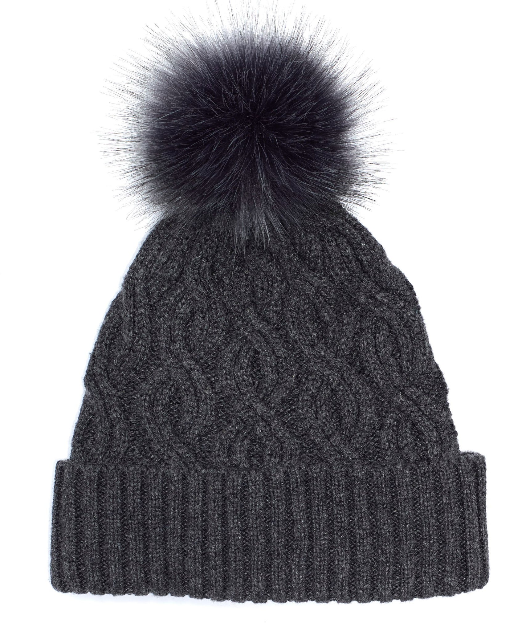 Charcoal Pom Hat