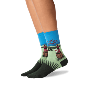 wine country socks