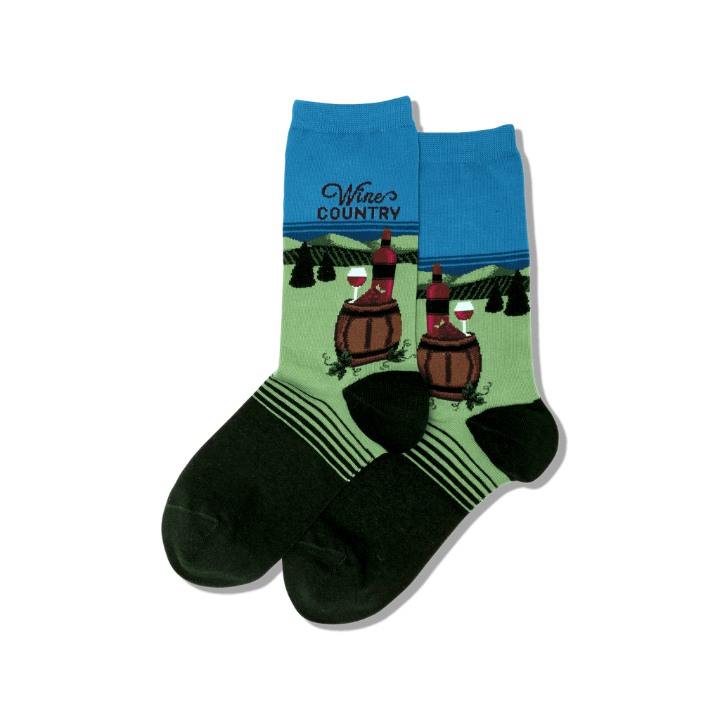 wine country socks